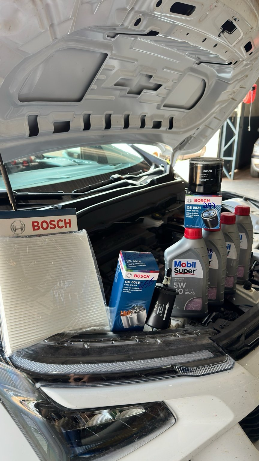 Detalhes dos itens de manutenção na Jataí Auto Center
