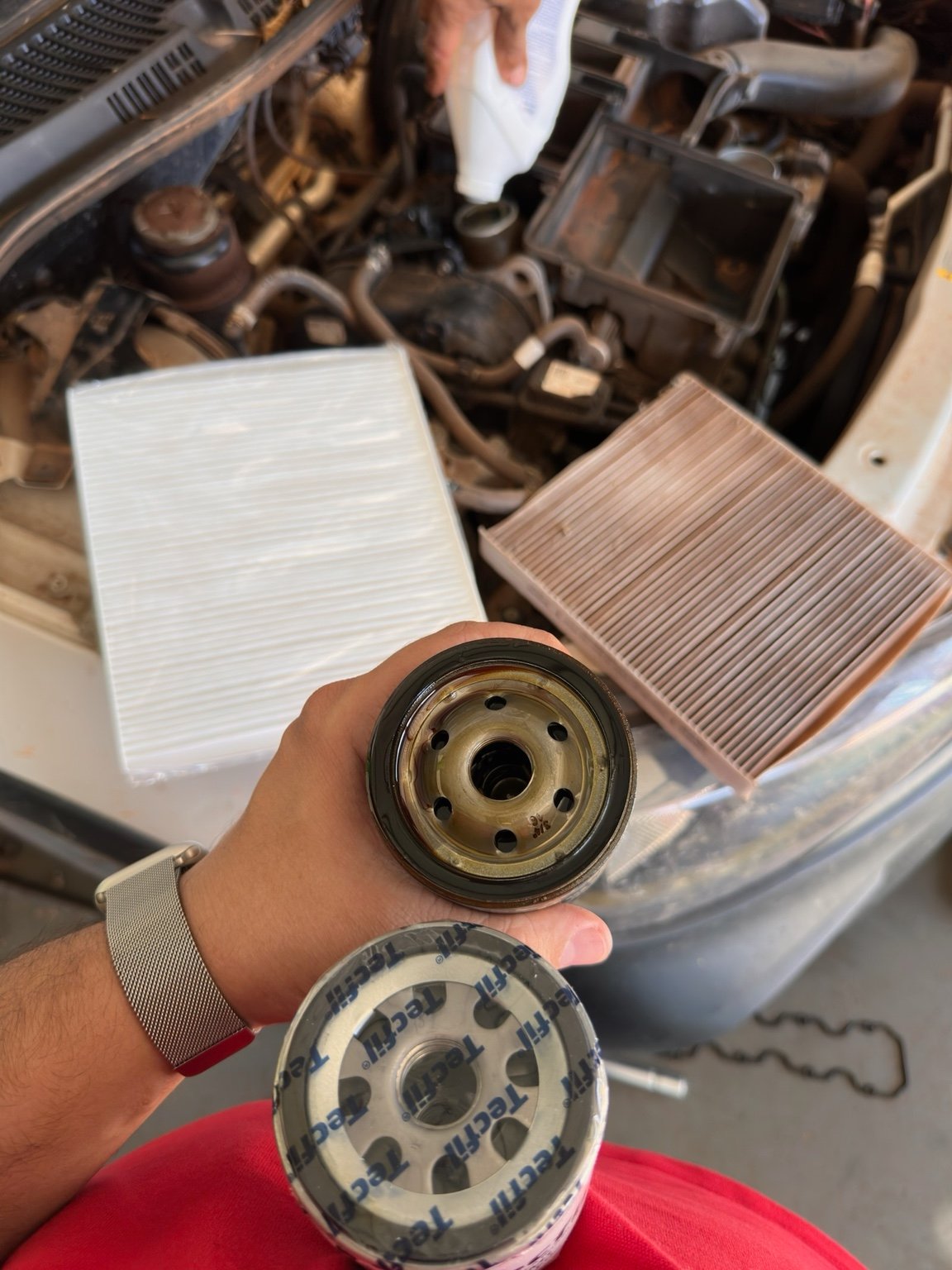 Troca de óleo e comparação de filtros na Jataí Auto Center